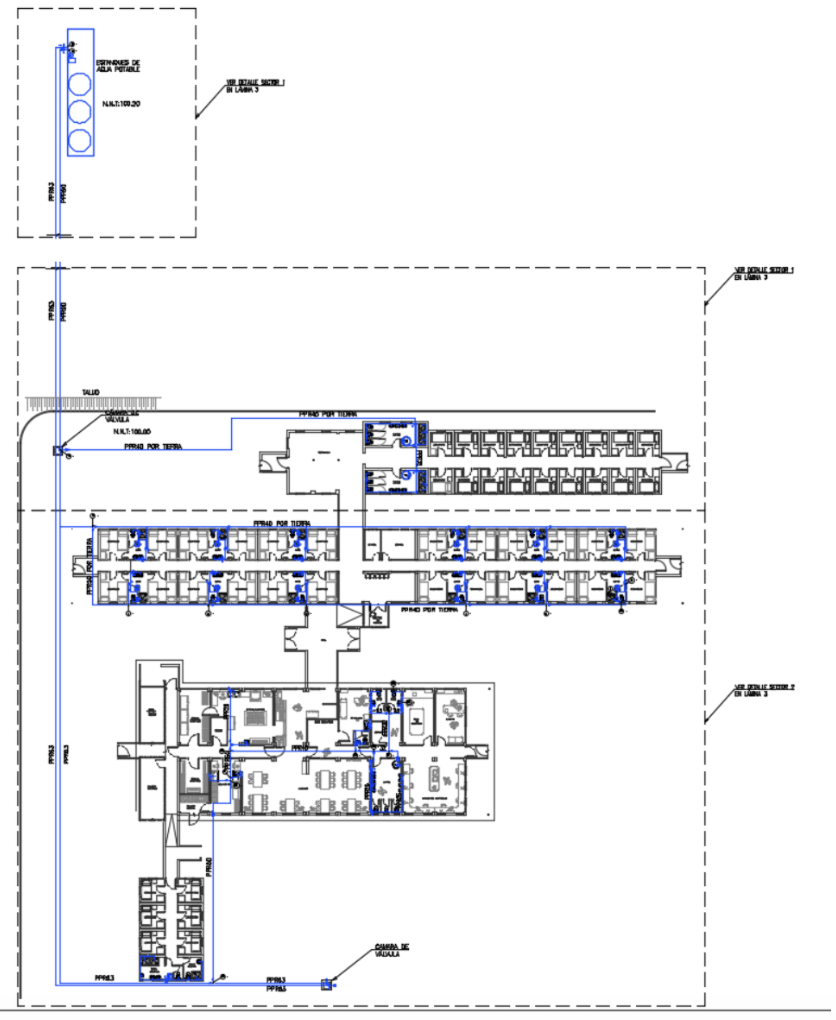 Emplazamiento Red de Agua Potable